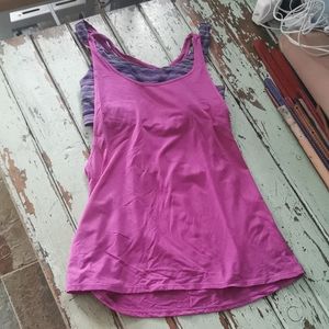Lululemon workout tank with built in sports bra